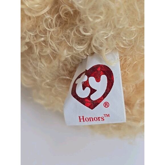 2005 Ty Beanie Baby "Honors" Retired Fuzzy Tan Bear BB30 - Picture 3 of 4